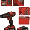 Einhell TE-CD 18/40 Li-i +64 Κρουστικό Δραπανοκατσάβιδο Μπαταρίας 18V 2x2Ah