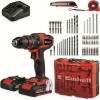 Einhell TE-CD 18/40 Li-i +64 Κρουστικό Δραπανοκατσάβιδο Μπαταρίας 18V 2x2Ah