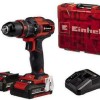 Einhell TE-CD 18/40 Li-i +64 Κρουστικό Δραπανοκατσάβιδο Μπαταρίας 18V 2x2Ah