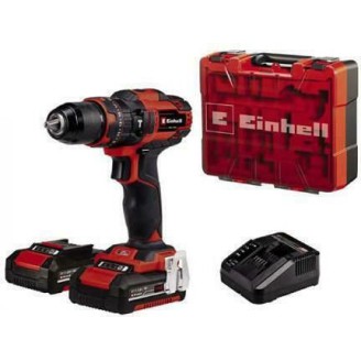 Einhell TE-CD 18/40 Li-i +64 Κρουστικό Δραπανοκατσάβιδο Μπαταρίας 18V 2x2Ah