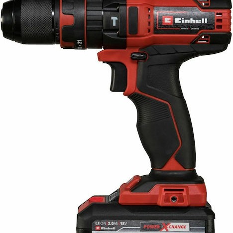 Einhell TE-CD 18/40 Li-i +64 Κρουστικό Δραπανοκατσάβιδο Μπαταρίας 18V 2x2Ah