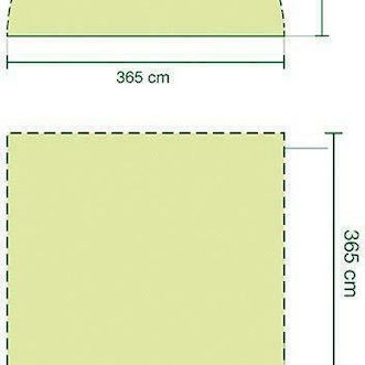 Coleman Event Shelter Pro L Σκηνή Παραλίας Πράσινη 365x365εκ.