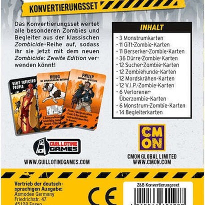 Επέκταση Παιχνιδιού Zombicide - Ζόμπι & Συνοδοί CMND1217 Asmodee