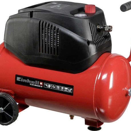 Einhell TC-AC 200/24/8 OF Κομπρεσέρ Αέρος 96.4dB με Ισχύ 1.6hp και Αεροφυλάκιο 24lt