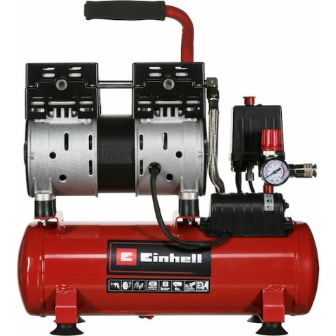 Einhell TE-AC 6 Μονοφασικό Κομπρεσέρ Αέρος 57dB με Αεροφυλάκιο 6lt