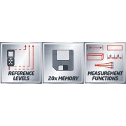 Einhell Μέτρο Laser TC-LD 50 με Δυνατότητα Μέτρησης έως 50m