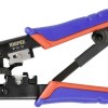 Knipex Πρέσα Ακροδεκτών Δικτύου RJ12, RJ11, RJ45 με Απογυμνωτή & Μηχανισμό Καστάνιας (Μήκος 190mm)