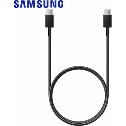 Samsung USB 2.0 Cable USB-C male - USB-C Μαύρο 1m EP-DA705BBEGWW Bulk
