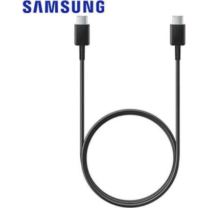 Samsung USB 2.0 Cable USB-C male - USB-C Μαύρο 1m EP-DA705BBEGWW Bulk