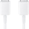 Samsung USB 2.0 Cable USB-C male - USB-C 25W Λευκό 1m (EP-DA705BWE GP-TOU021RFBWW) Bulk