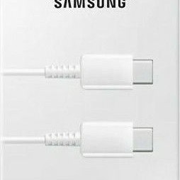 Samsung USB 2.0 Cable USB-C male - USB-C 25W Λευκό 1m (EP-DA705BWE GP-TOU021RFBWW) Bulk