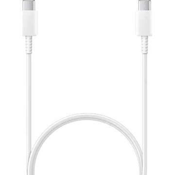 Samsung USB 2.0 Cable USB-C male - USB-C 25W Λευκό 1m (EP-DA705BWE GP-TOU021RFBWW) Bulk
