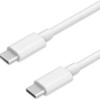 Samsung USB 2.0 Cable USB-C male - USB-C 25W Λευκό 1m (EP-DA705BWE GP-TOU021RFBWW) Bulk