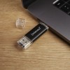 Intenso Twist Line 64GB USB 2.0 Stick με σύνδεση USB-A & USB-C Μαύρο
