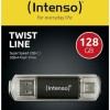 Intenso 128GB USB 2.0 Stick Γκρι