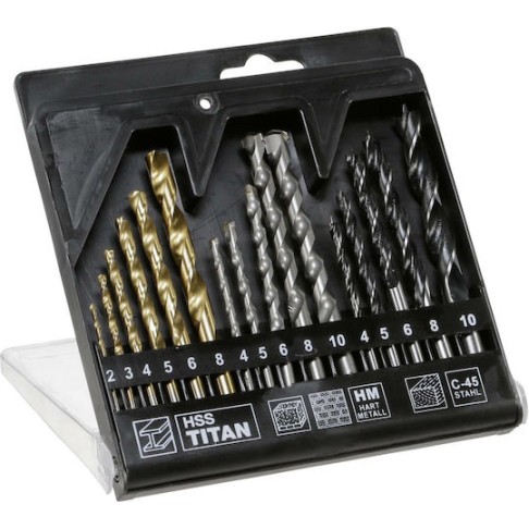 Einhell TC-ID 1000 E Kit Κρουστικό Δράπανο 1010W με Θήκη και με 16 τρυπάνια