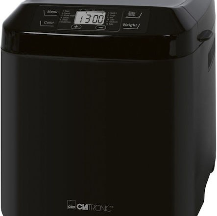 Clatronic BBA 3774 Αρτοπαρασκευαστής 550W Χωρητικότητας 1500gr με 12 Προγράμματα