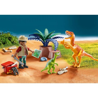 Playmobil Βαλιτσάκι Dinos Dino Explorer Carry Case για 4 ετών