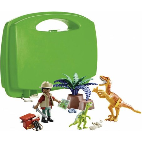 Playmobil Βαλιτσάκι Dinos Dino Explorer Carry Case για 4 ετών