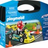 Playmobil Βαλιτσάκι Action Go Kart Racer Carry Case για 4 ετών