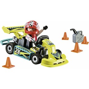 Playmobil Βαλιτσάκι Action Go Kart Racer Carry Case για 4 ετών