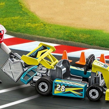 Playmobil Βαλιτσάκι Action Go Kart Racer Carry Case για 4 ετών
