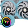 Thermaltake Toughliquid 240 ARGB Sync Υδρόψυξη Επεξεργαστή Διπλού Ανεμιστήρα 120mm για Socket AM4/1700/1200/115x Τιρκουάζ