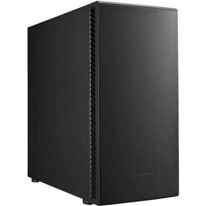 Silverstone Seta Q1 Midi Tower Κουτί Υπολογιστή Μαύρο
