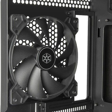 Silverstone Seta Q1 Midi Tower Κουτί Υπολογιστή Μαύρο