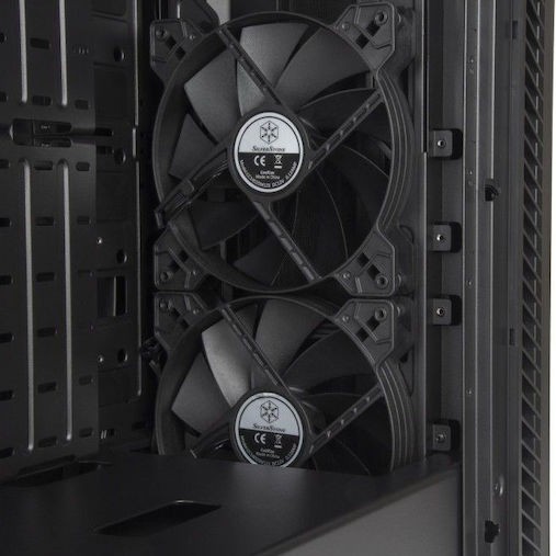 Silverstone Seta Q1 Midi Tower Κουτί Υπολογιστή Μαύρο