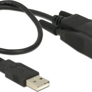 DeLock Καλώδιο USB-A σε RS232 9-pin male 0.45m