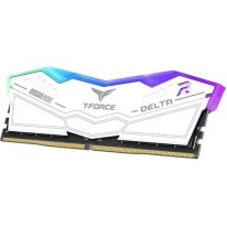 TeamGroup Delta RGB White DDR5 32GB RAM με 2x16GB Modules και Ταχύτητα 6000 για Desktop