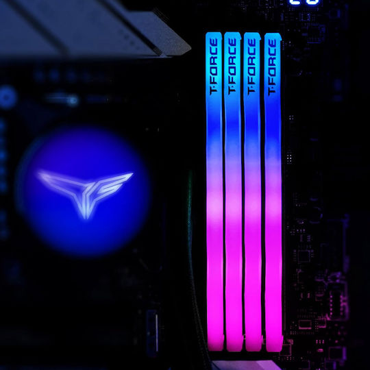 TeamGroup Delta RGB White DDR5 με Module 1x32GB και Ταχύτητα 6400 για Desktop