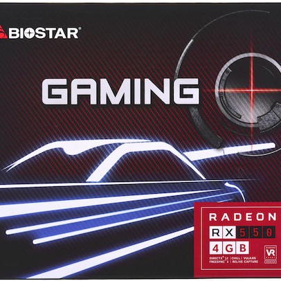 Biostar Radeon RX 550 4GB GDDR5 Gaming Κάρτα Γραφικών