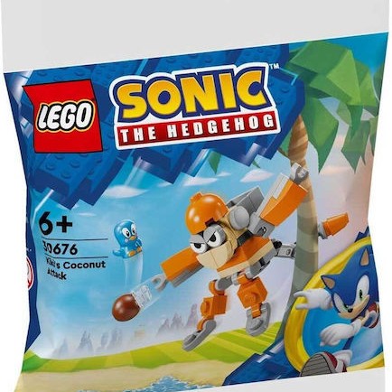 Lego Sonic The Hedgehog Kiki's Coconut Attack για 6+ Ετών