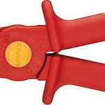 Knipex Μυτοτσίμπιδο Πλατύ Ηλεκτρολόγου Στρογγυλοεπίπεδο Μήκους 220mm