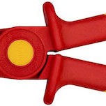 Knipex Μυτοτσίμπιδο Πλατύ Ηλεκτρολόγου Στρογγυλοεπίπεδο Μήκους 220mm