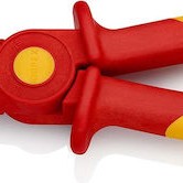 Knipex Μυτοτσίμπιδο Πλατύ Ηλεκτρολόγου Στρογγυλοεπίπεδο Μήκους 220mm