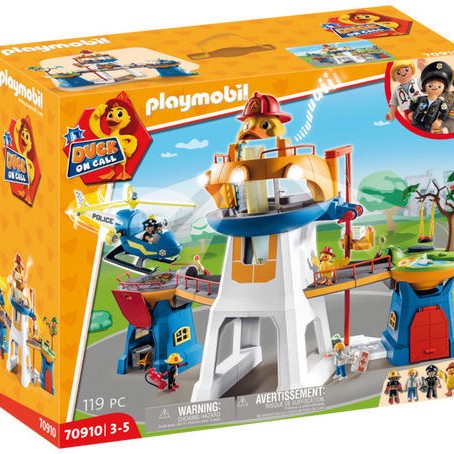 Playmobil Duck On Call Αρχηγείο για 3 ετών