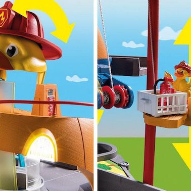 Playmobil Duck On Call Αρχηγείο για 3 ετών