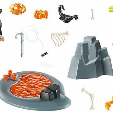 Playmobil Dino Rise Πολεμώντας τον Σκορπιό της Φωτιάς για 5-10 ετών