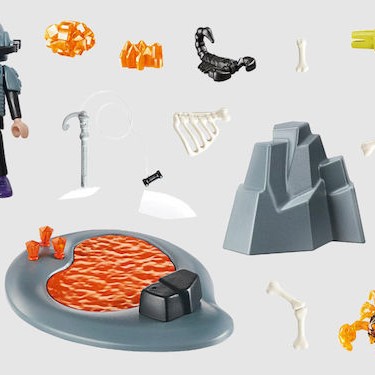 Playmobil Dino Rise Πολεμώντας τον Σκορπιό της Φωτιάς για 5-10 ετών