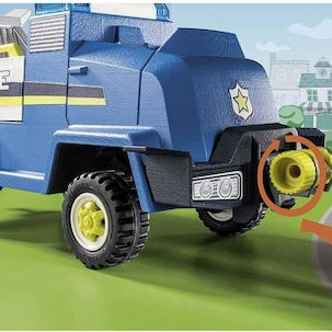 Playmobil Duck On Call 'Oχημα Aστυνομίας Mε Mini Περιπολικό για 3 ετών