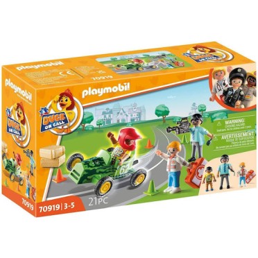 Playmobil Duck On Call Διάσωση στα Go-Kart για 3 ετών