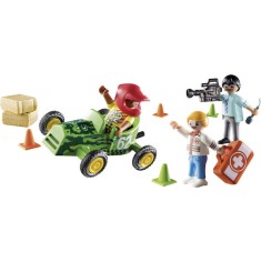 Playmobil Duck On Call Διάσωση στα Go-Kart για 3 ετών