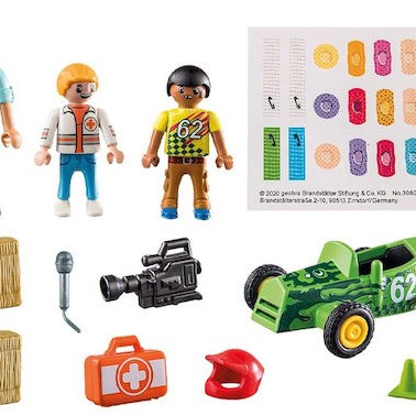 Playmobil Duck On Call Διάσωση στα Go-Kart για 3 ετών