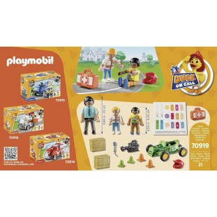 Playmobil Duck On Call Διάσωση στα Go-Kart για 3 ετών