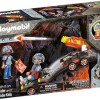 Playmobil Dino Rise Μαχητές με Όχημα Μεταφοράς Πυραύλων για 5-10 ετών