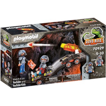Playmobil Dino Rise Μαχητές με Όχημα Μεταφοράς Πυραύλων για 5-10 ετών