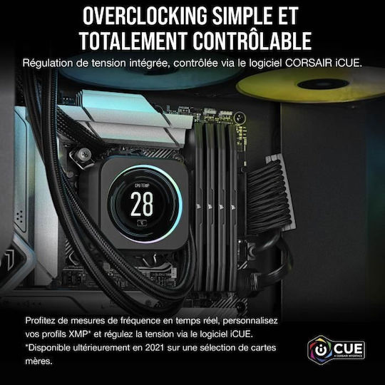 Corsair Vengeance DDR5 32GB RAM με 2x16GB Modules και Ταχύτητα 4800 για Desktop